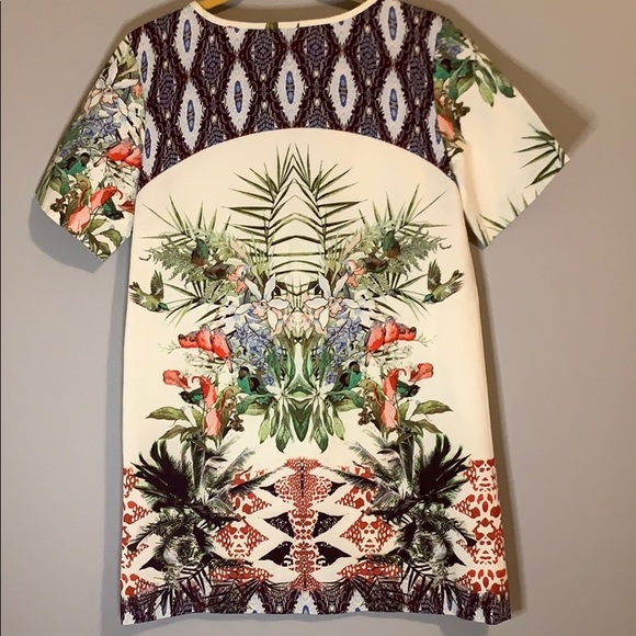 Zara Woman Floral Bird Dress - Picture 3 of 4